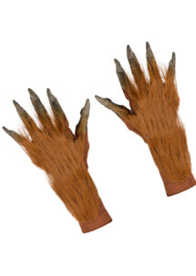 gants de monstre, gants de loups, gants de bête sauvage, gants halloween, accessoires halloween