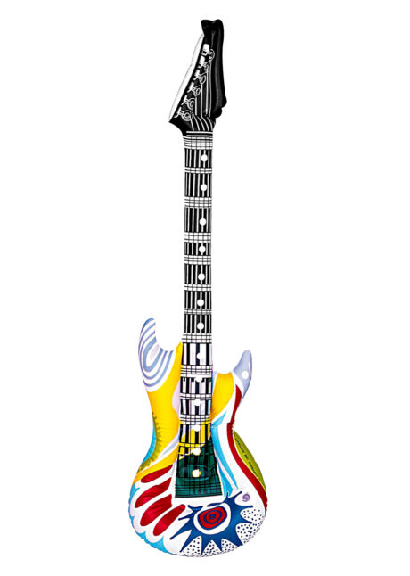 guitare électrique gonflable, fausse guitare électrique, déguisement rockeur, Guitare Electrique Gonflable, Seventies