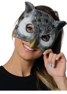 masques d'animaux, demi masques animaux, masque de hibou, masque de chouette