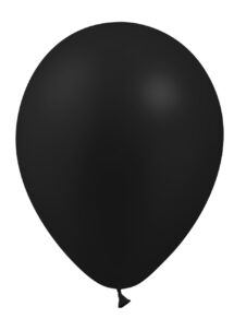 ballon hélium, ballon de baudruche, ballon en latex, ballons noirs