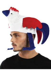 chapeau coq, chapeaux france, accessoires coupe du monde, accessoires de supporter france, boutique supporter, chapeau coq france, tricolore, Chapeau Coq Bleu Blanc Rouge, Supporter France Tricolore