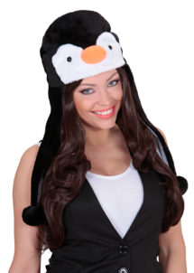 chapeaux de pingouin, chapeaux animaux paris, accessoires déguisement pingouin, chapeaux paris, bonnet de pingouin, coiffe de pingouin