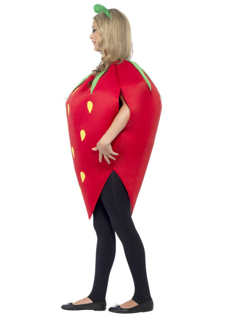 déguisement de fraise, déguisement fraise femme, déguisement fraise adulte, déguisement fruits, costume de fraise, déguisement fruits et légumes, Déguisement de Fraise