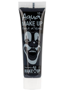 fard à l'eau, Aqua make up, peinture corps et visage, maquillage carnaval, maquillage Halloween, fard à l'eau noir, Peinture Noire, Fard à l’Eau, Corps et Visage