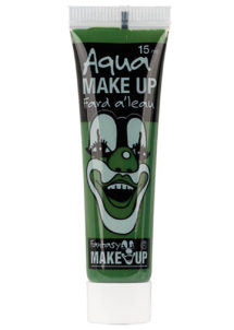fard à l'eau, Aqua make up, peinture corps et visage, maquillage carnaval, maquillage Halloween, fard à l'eau vert