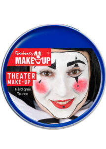fard gras, peinture corps et visage, maquillage carnaval, maquillage Halloween, fard gras bleu