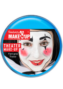 fard gras, peinture corps et visage, maquillage carnaval, maquillage Halloween, fard gras bleu turquoise