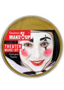fard gras, peinture corps et visage, maquillage carnaval, maquillage, fard gras doré