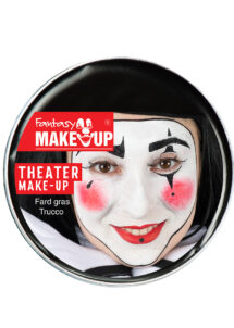 fard gras, peinture corps et visage, maquillage carnaval, maquillage Halloween, fard gras noir
