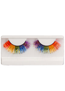 faux cils arc en ciel, faux cils multicolores, faux cils
