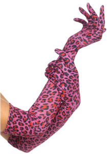 gants léopard, gants léopard rose, léopard accessoires