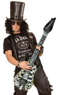 guitare électrique gonflable, guitare déguisement, accessoire rock déguisement, accessoire chanteur déguisement, fausse guitare électrique déguisement