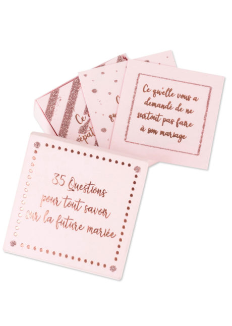 jeu de questions EVJF, boite de jeux spécial evjf, bride to be, Boite de Jeu de Questions EVJF, Bride to Be