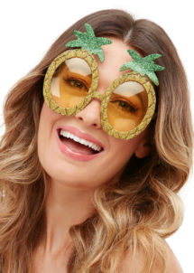 lunettes annas, lunettes tropicales, lunettes fruits, Lunettes Ananas Paillettes