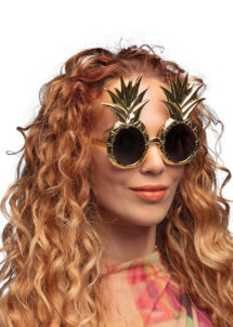 lunettes ananas, lunettes tropicales, accessoire fruit