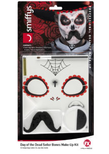 kit maquillage dia de los muertos, kit maquillage jour des morts, kit maquillage day of death, maquillage mort mexicaine