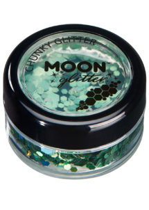 poudre de paillettes, paillettes libres maquillage, maquillage paillettes déguisement, paillettes visage et corps, maquillage paillettes, paillettes maquillage vertes, Paillettes Vertes, Holographiques, Chunky