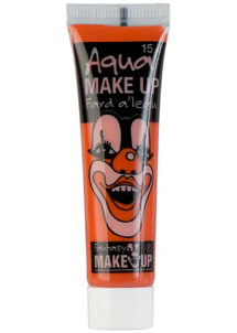 fard à l'eau, Aqua make up, peinture corps et visage, maquillage carnaval, maquillage Halloween, fard à l'eau orange