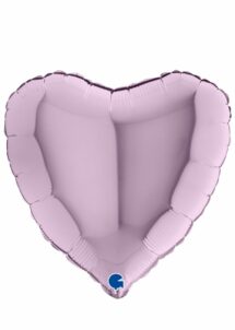 ballon coeur, ballon hélium, ballon aluminium, ballons coeurs lilas, Ballon Coeur Lilas, en Aluminium