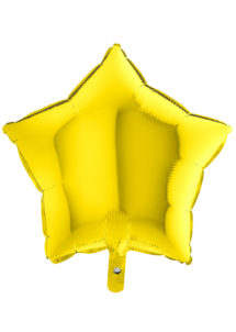 ballon étoile, ballon aluminium, ballons étoiles jaunes, Ballon Etoile Jaune, en Aluminium