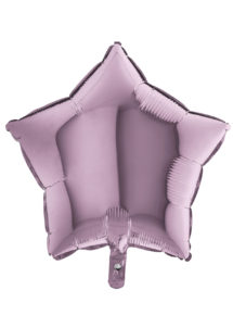 ballon étoile, ballon aluminium, ballons étoiles parme lilas, Ballon Etoile Lilas, en Aluminium