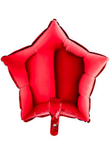 ballon étoile, ballon aluminium, ballons étoiles rouges, Ballon Etoile Rouge, en Aluminium