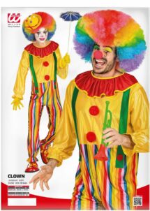 déguisement de clown adulte, costume de clown homme