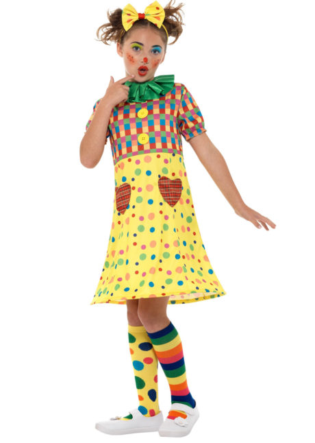 déguisement de clown fille, costume clown fille, déguisements enfants, déguisements filles, Déguisement de Clown Roll Up, Fille