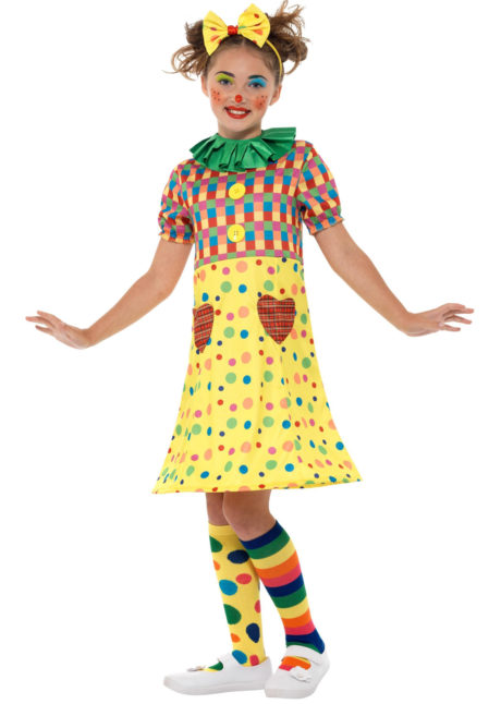déguisement de clown fille, costume clown fille, déguisements enfants, déguisements filles, Déguisement de Clown Roll Up, Fille