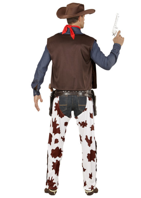 déguisement de cowboy, costume cowboy adulte, déguisement cowboy homme, veste de cowboy adulte, chaps de cowboy, déguisement de cow boy pour homme, Déguisement Cowboy, Chaps Vachette