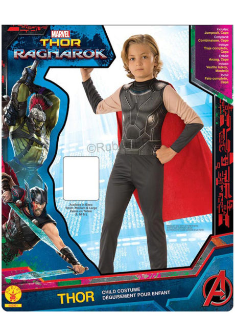 déguisement de Thor enfant, costume de Thor garçon, déguisement super héros enfants, déguisement super héros garçons, Déguisement de Thor, Gamme Standard, Garçon