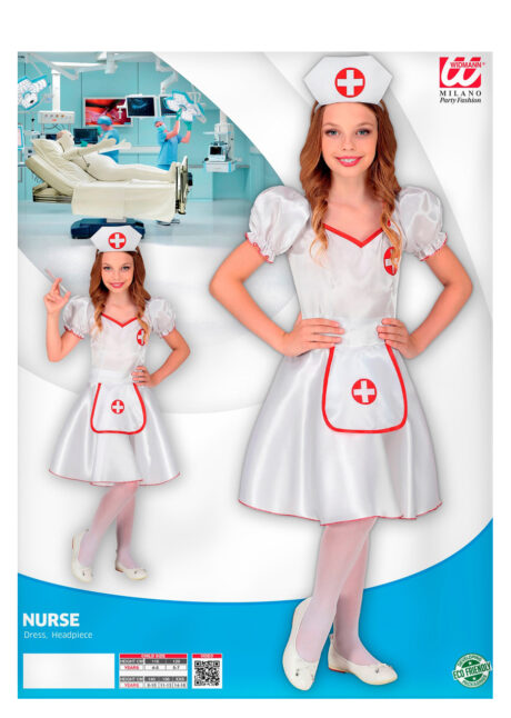 déguisement d'infirmière fille, déguisement infirmière enfant, costume d'infirmière fille, déguisements enfants, déguisements filles, Déguisement d’Infirmière, Fille