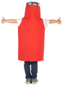 déguisement ketchup, déguisement bouteille de ketchup enfant, déguisement humour enfant