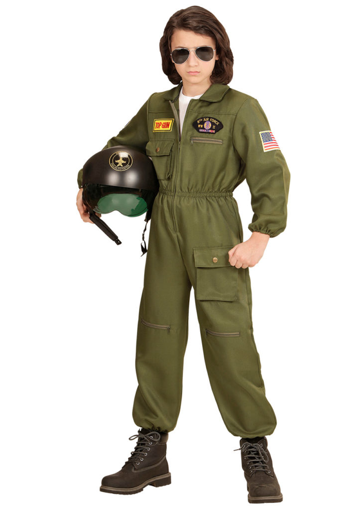 Déguisement Pilote de Chasse Enfant – Combinaison Top Gun