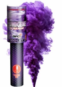 fumigène à main, fumigène violet, fumigènes, Fumigène à Main Violet sur Bâton – 45 Secondes, Pack de 2