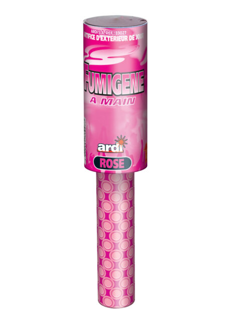 fumigène à main, fumigène rose, fumigènes, Fumigène Rose, à Main, 45 s