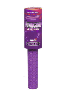 fumigène à main, fumigène violet, fumigènes