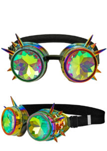 lunettes steampunk, accessoire steampunk, lunettes halloween, lunettes steampunk halloween, lunettes aviateur ancien, lunettes burning man, Lunettes Steampunk, Kaléidoscopes et Pointes