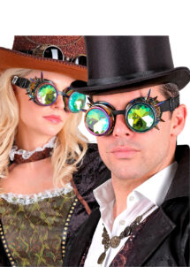 lunettes steampunk, accessoire steampunk, lunettes halloween, lunettes steampunk halloween, lunettes aviateur ancien, lunettes burning man