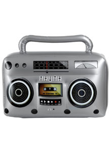 radio glonflable, faux ghetto blaser gonflable, accessoire déguisement années 90