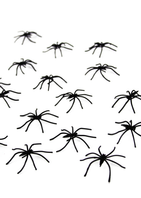 fausse araignée, araignées halloween, accessoire araignée halloween, accessoire décorations halloween, décorations araignées halloween, décorations halloween, fausses araignées noires, fausses araignées halloween, Araignées x 30