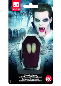 canines de vampire, canines de vampire halloween, fausses dents halloween, fausses canines halloween, dents de vampire halloween, Canines de Vampire, avec Pâte de Fixation