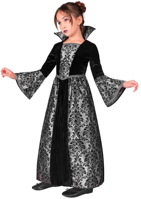 déguisement vampire fille, déguisement vampire enfant Halloween, Déguisement de Vampire Baroque, Fille