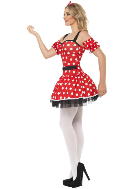 déguisement de minnie femme, déguisement de souris, déguisement dessin animé femme, déguisement disney adulte, Déguisement de Minnie Souris, avec Bandeau
