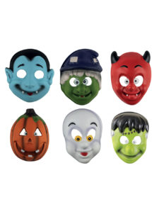 masque halloween enfant, masque diable enfant, masque fantôme enfant, masque citrouille enfant
