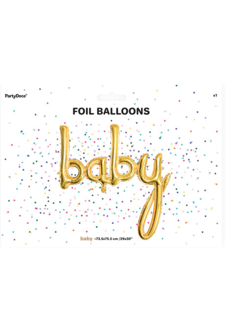 ballon baby shower, ballon baby shower, ballon naissance, Ballon Baby Shower, Lettres Baby, Doré