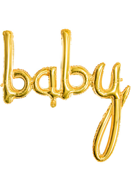 ballon baby shower, ballon baby shower, ballon naissance, Ballon Baby Shower, Lettres Baby, Doré