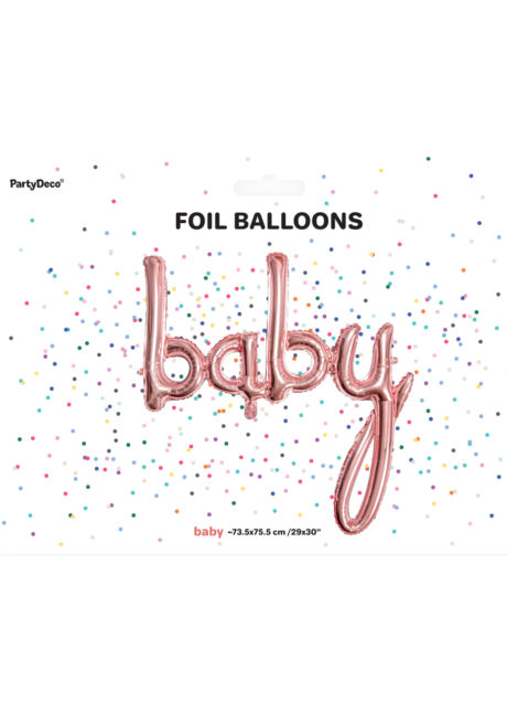 ballon baby shower, ballon baby shower, ballon naissance, Ballon Baby Shower, Lettres Baby Rose Gold