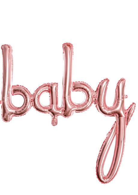ballon baby shower, ballon baby shower, ballon naissance, Ballon Baby Shower, Lettres Baby Rose Gold