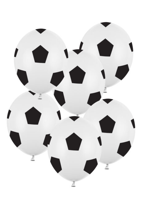 ballons foot latex, ballon hélium ballon de foot, ballon de baudruche foot, 6 Ballons Imprimés Ballons de Foot, en Latex